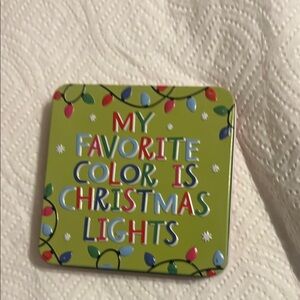 Christmas Lights Themed Coaster